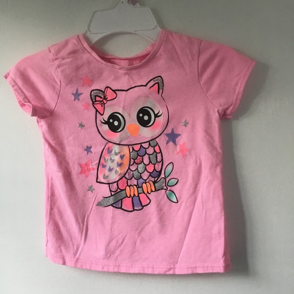 💜3/$15 5/$20 7/$25💜 Girls Sz 3 Owl Tshirt